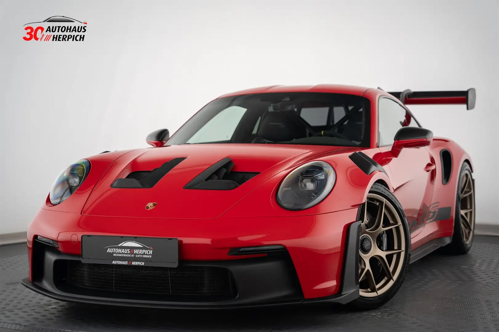 Porsche 992 GT3RS Weissach - Rot - Clubsport Stahlkäfig Rot - 1