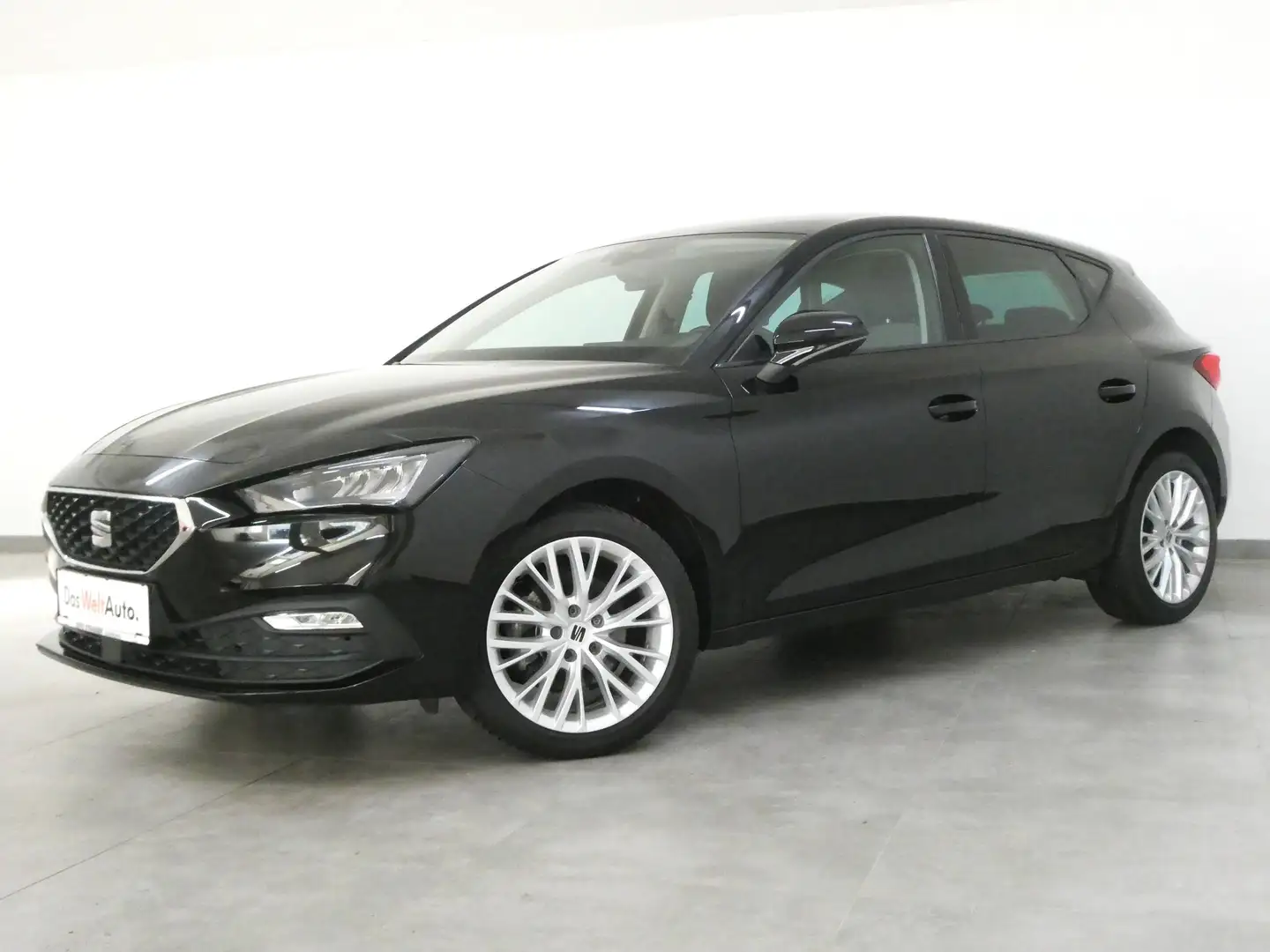 SEAT Leon 2,0 TDI "Style" LED Navi Ahk ACC virtual App DAB 17" Sitzh Front/LightAssist Notruf Schwarz - 1