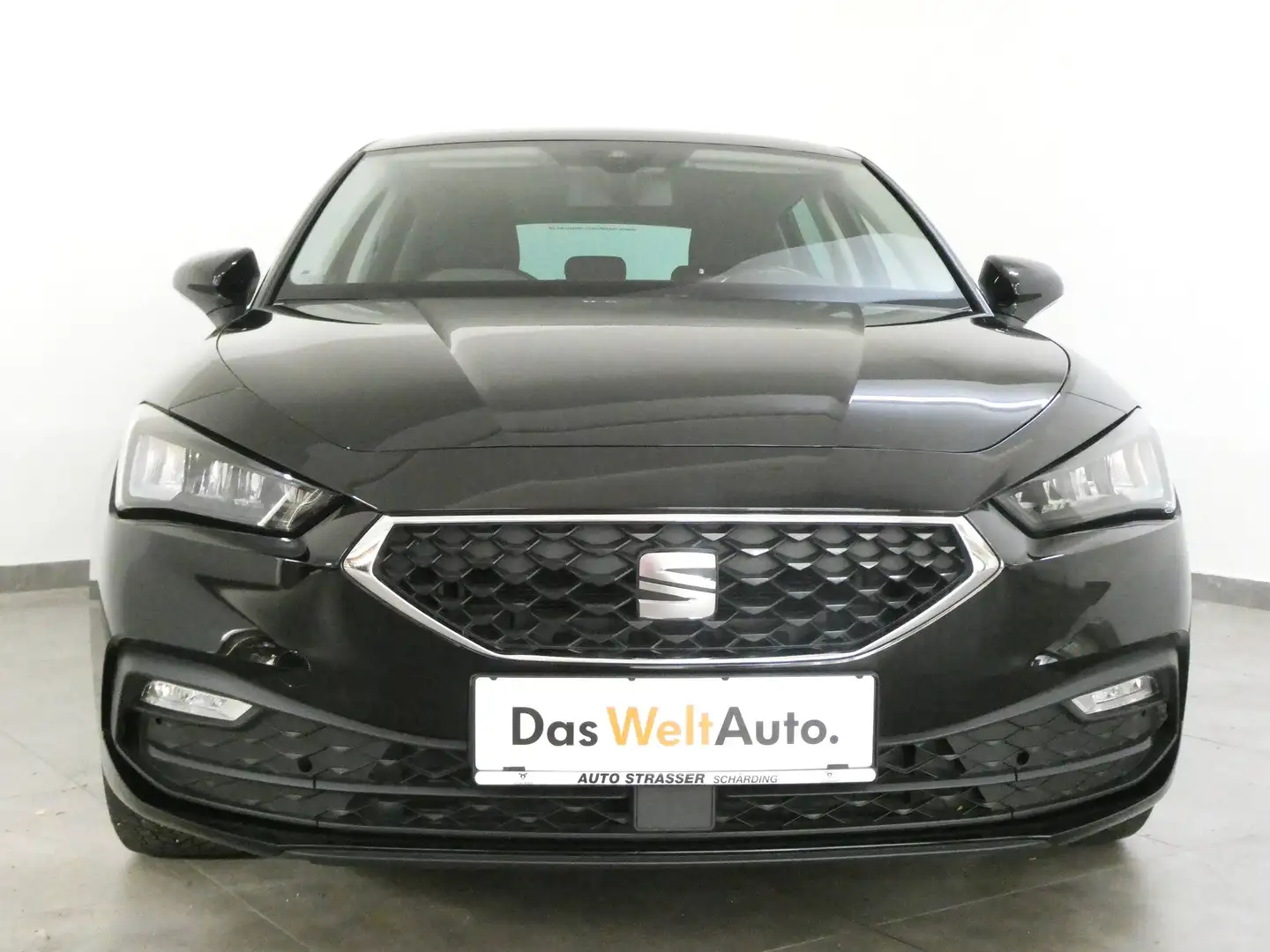 SEAT Leon 2,0 TDI "Style" LED Navi Ahk ACC virtual App DAB 17" Sitzh Front/LightAssist Notruf Schwarz - 2