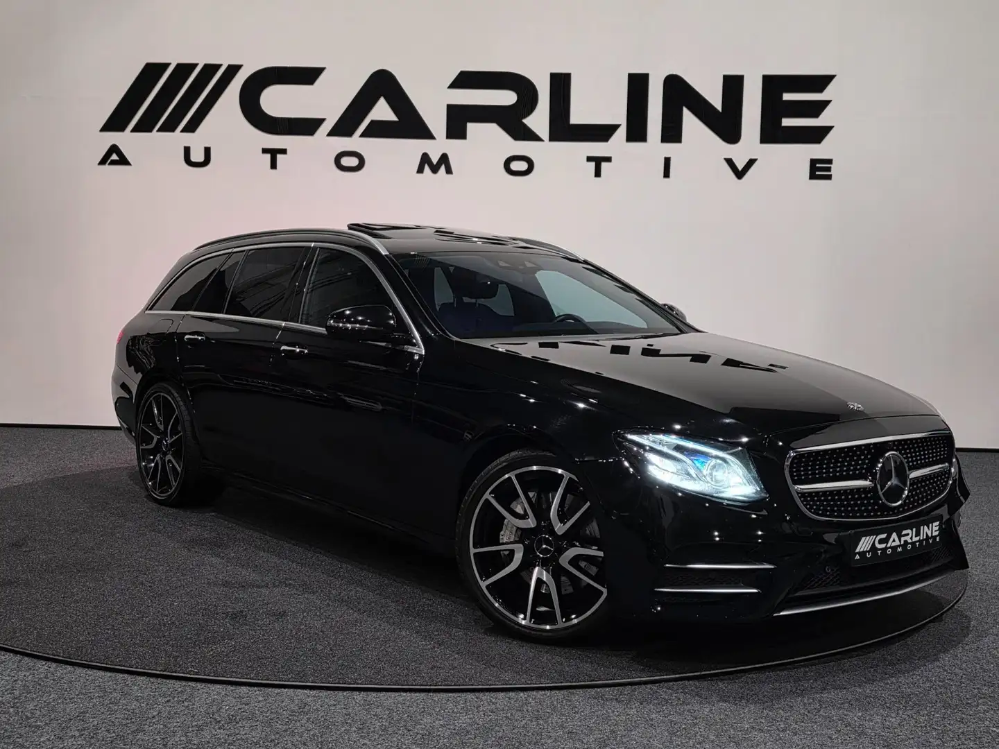Mercedes-Benz E 400 4MATIC 7 ZITS. AMG LINE SCHUIFDAK SFEERVER. HEAD-U Negro - 1