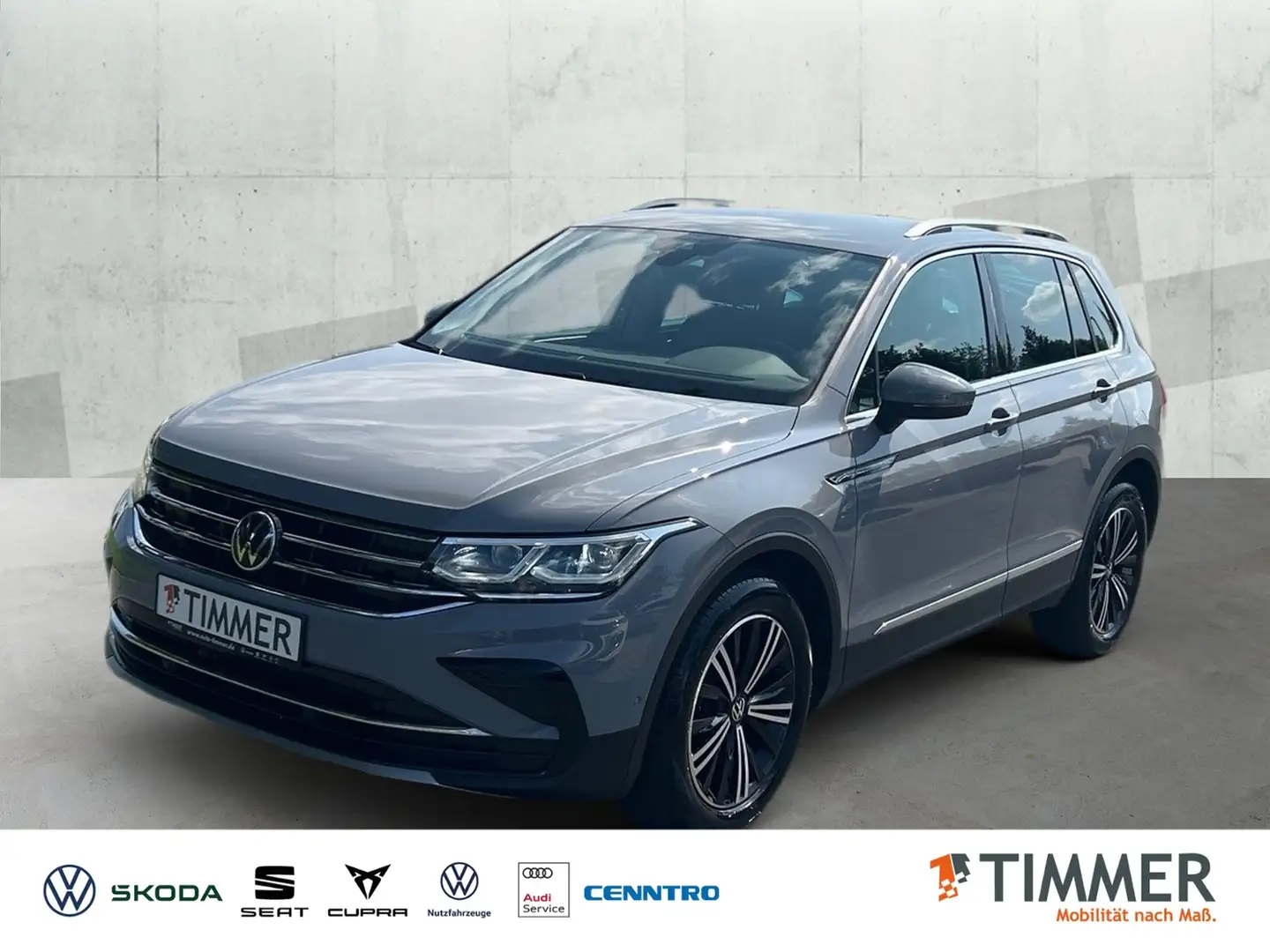 Volkswagen Tiguan 2.0 TDI DSG ELEGANCE *IQ.LIGHT *AHK *STHZG *ACC * Grau - 1