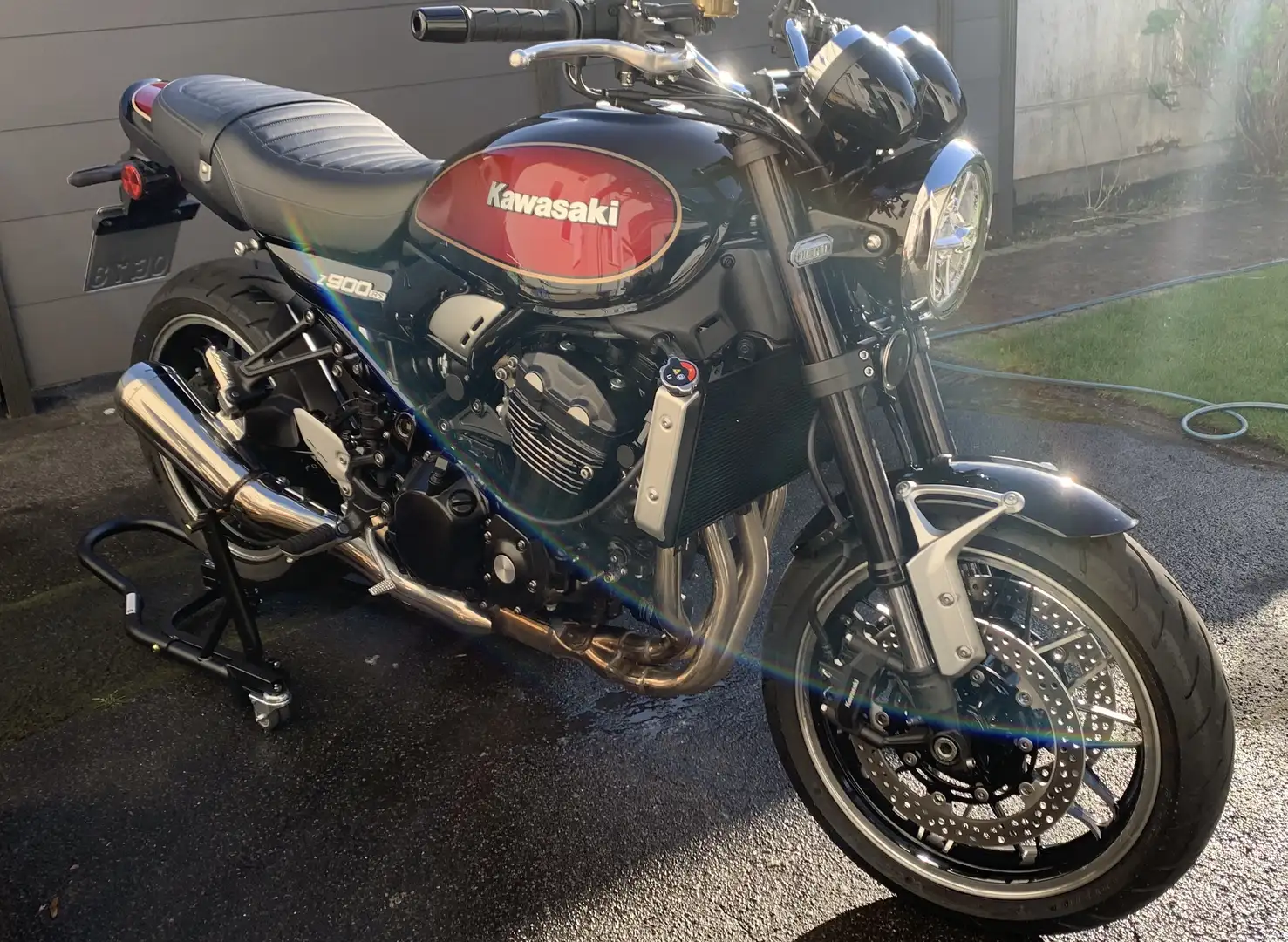 Kawasaki Z900RS Wie neu, Garantie bis 2028, kein Vorführer Fekete - 2