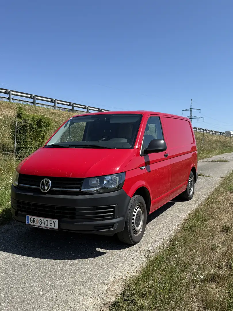 Volkswagen T6 Transporter Kastenwagen KR MD 2,0 TDI BMT Rot - 1