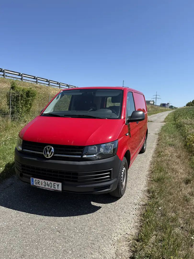 Volkswagen T6 Transporter Kastenwagen KR MD 2,0 TDI BMT Rot - 2