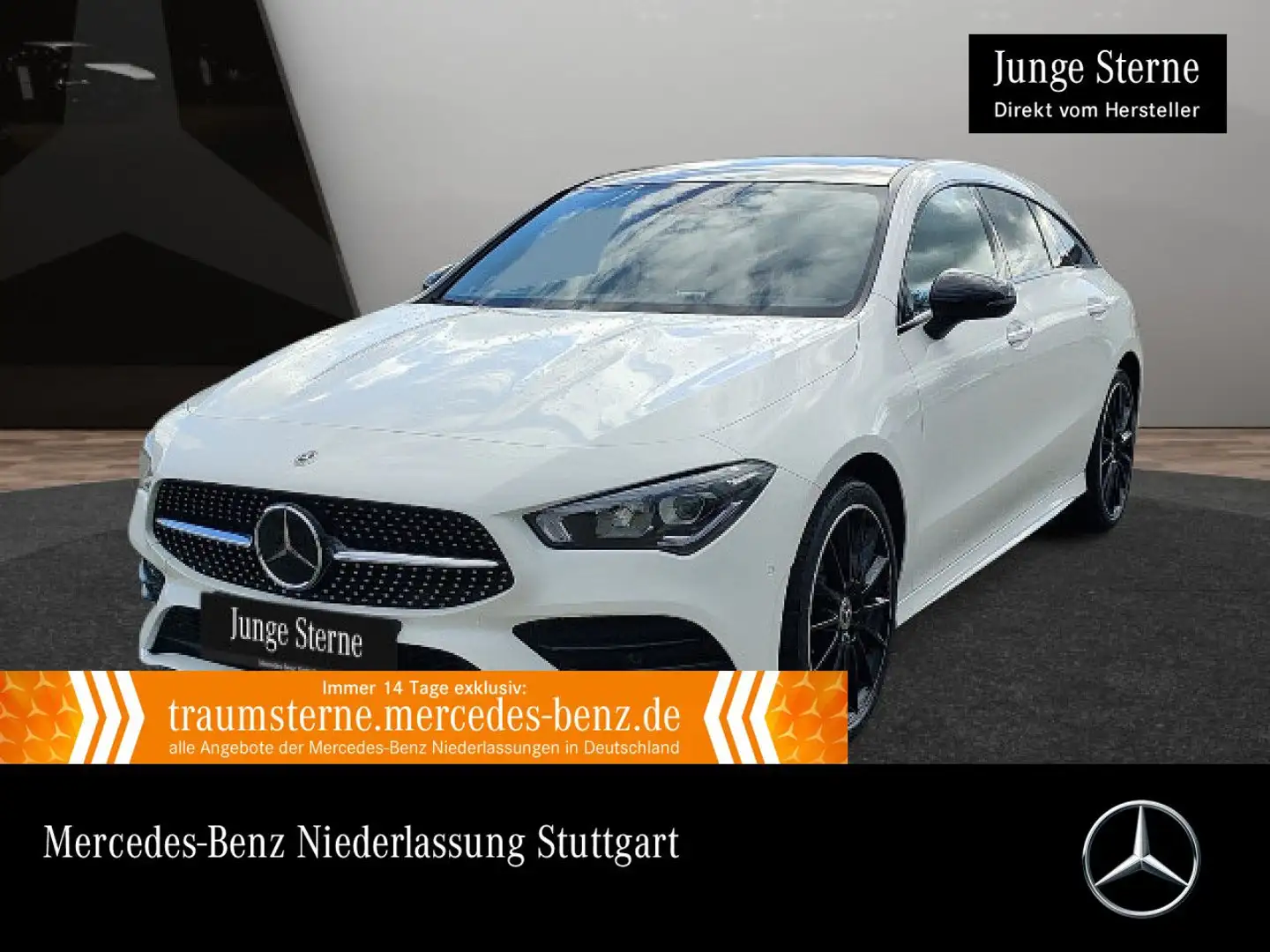 Mercedes-Benz CLA 250 e AMG+NIGHT+PANO+AHK+LED+KAMERA+19"+HUD+8G Weiß - 1