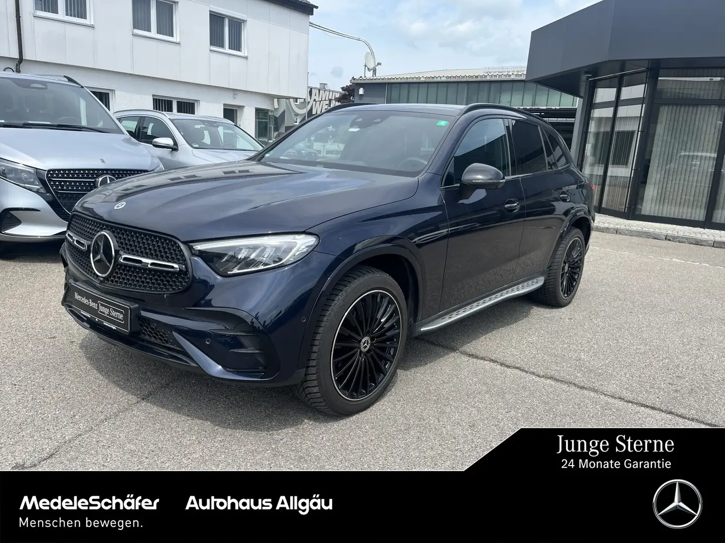 Mercedes-Benz GLC 300 GLC 300 de 4M AMG 20" LEDER Distronic AHK Pano Tel Blauw - 1