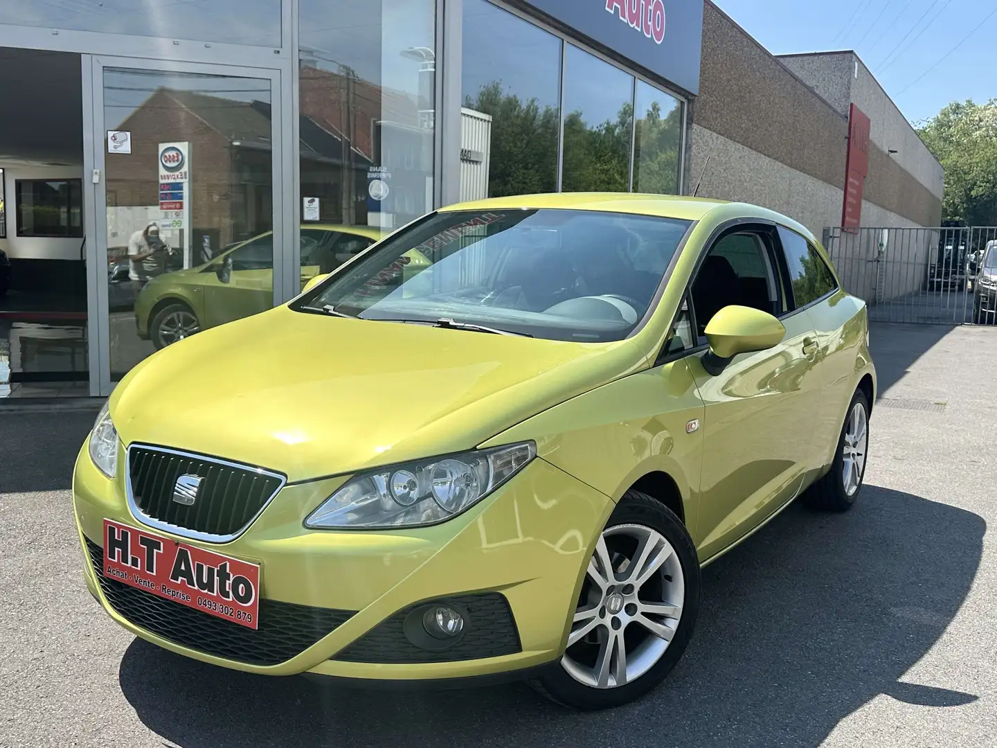SEAT Ibiza 1.4 TDi/Etat neuf/Airco/Garantie 12 mois Jaune - 1