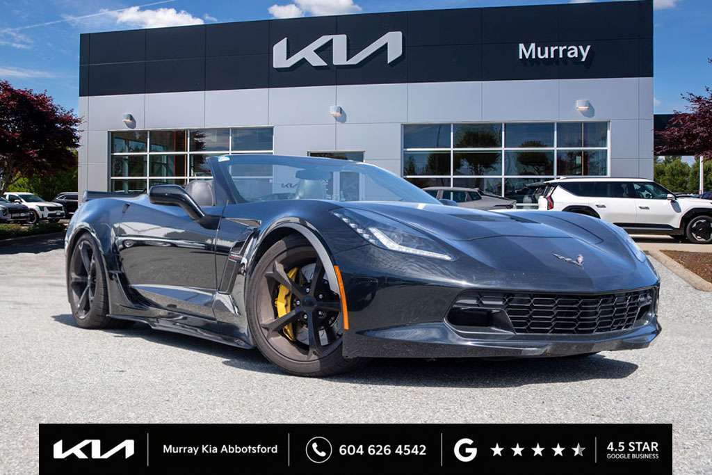 Black 2019 Chevrolet Corvette Convertible Rear-Wheel Drive Manual