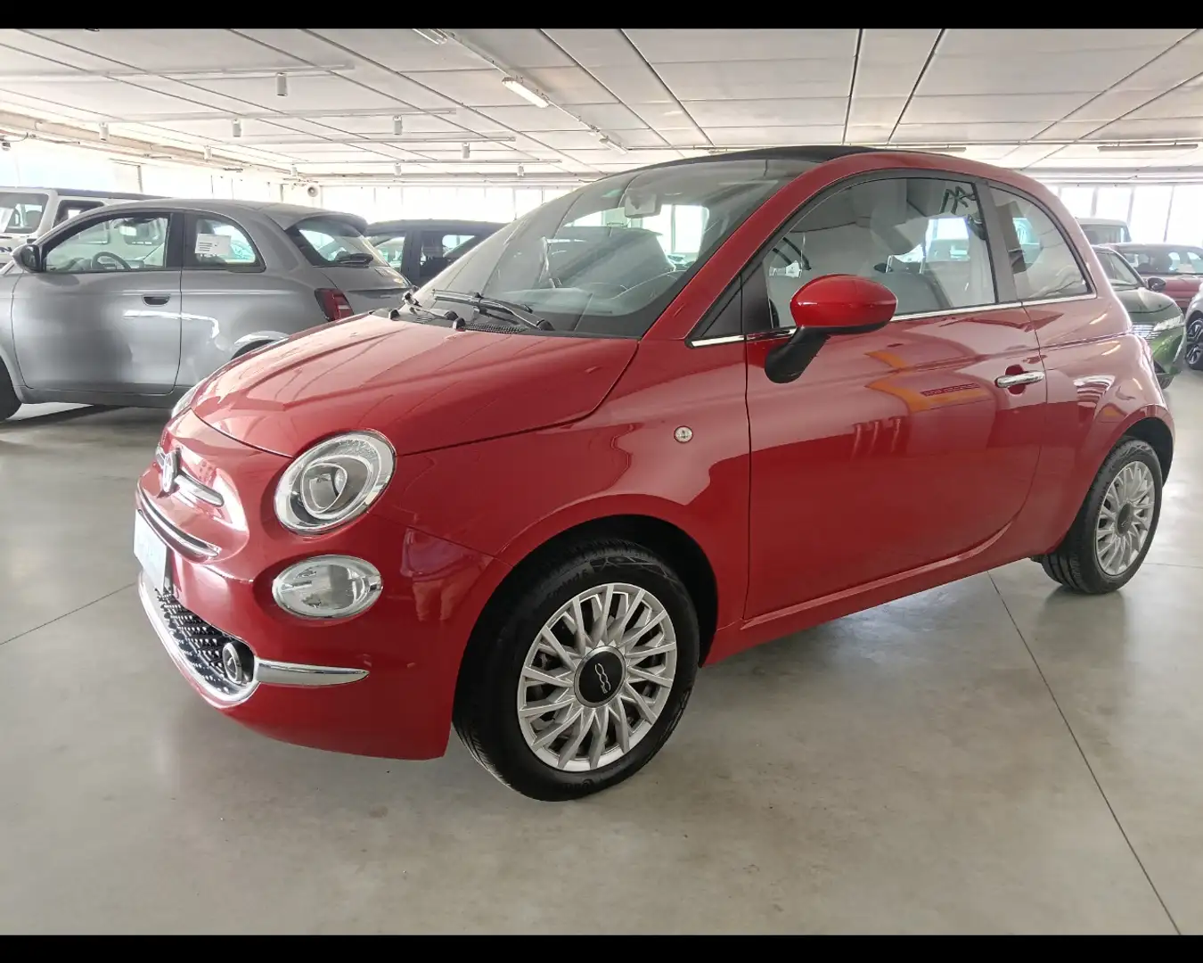 Fiat 500C C 1.0 FireFly Hybrid Dolcevita Rosso - 1