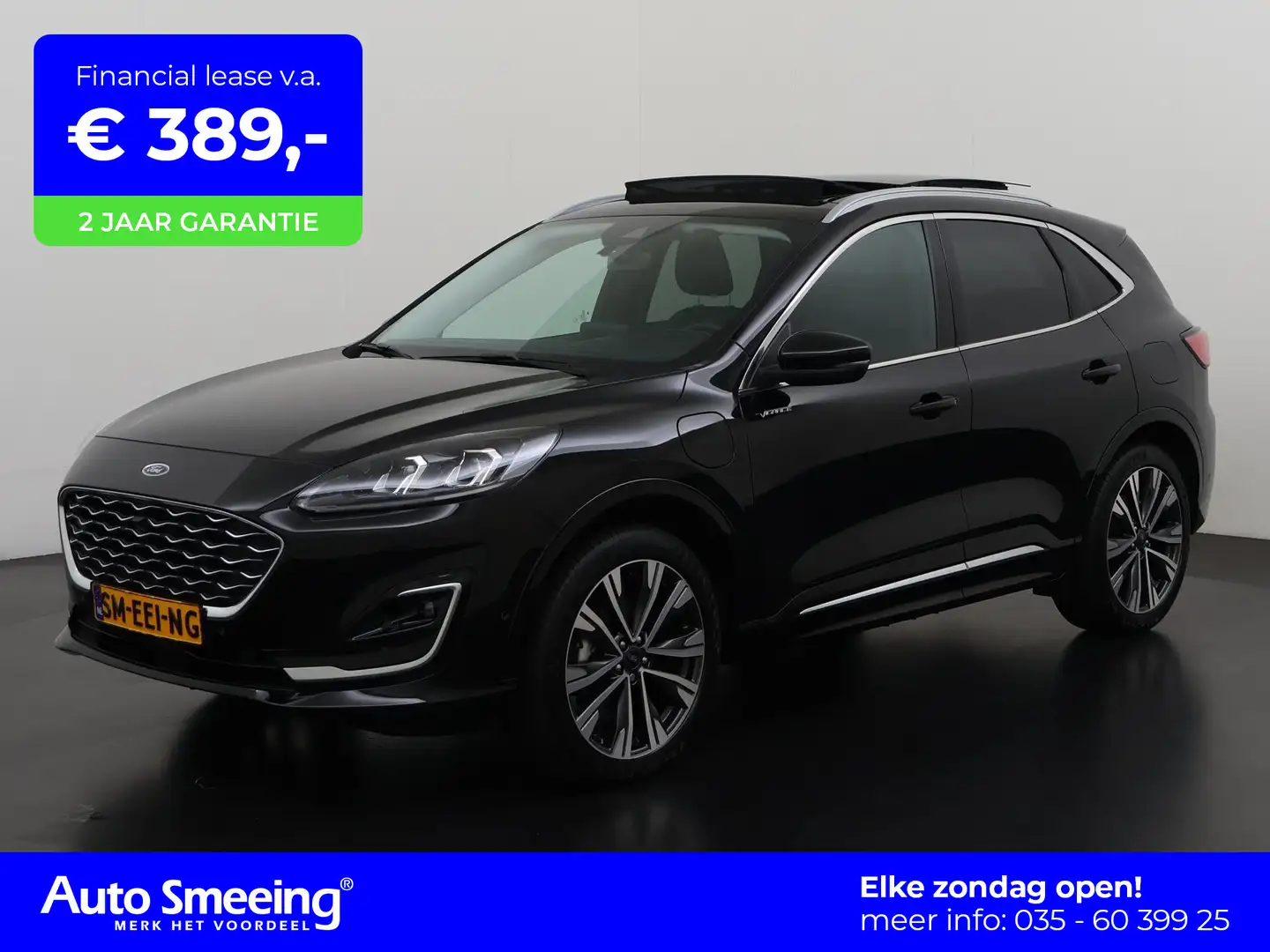 Ford Kuga 2.5 PHEV Vignale | Panoramadak | Head Up | ACC | Z Zwart - 1
