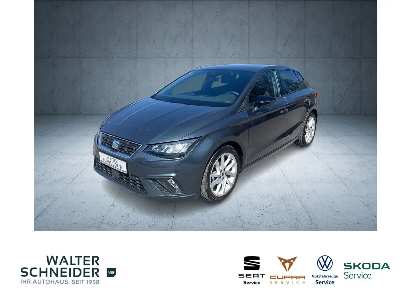 SEAT Ibiza 1.0 TSI FR Full Link LED SHZ Gris - 1