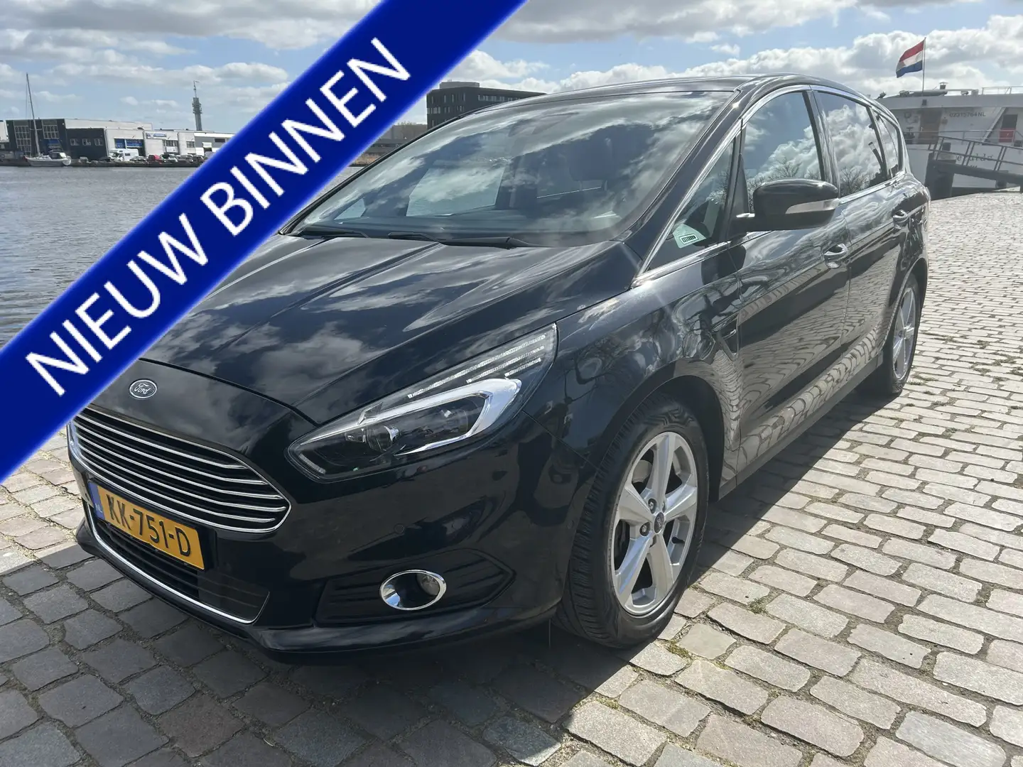 Ford S-Max 1.5 Titanium panodak navi/camera leer-int Negro - 1