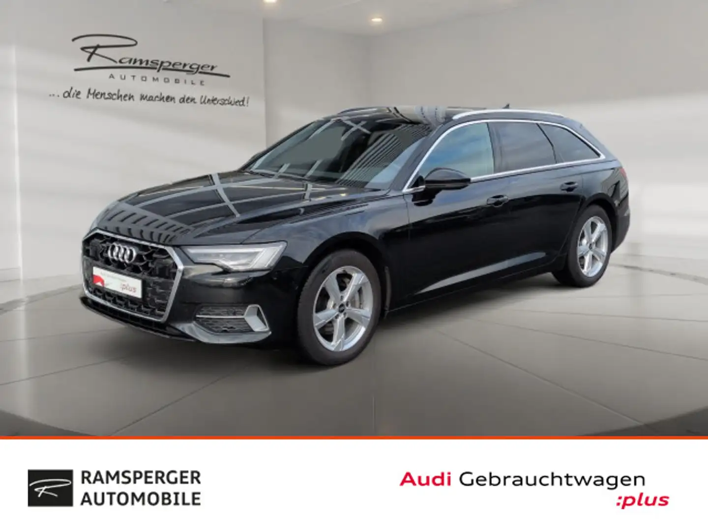 Audi A6 Sport 45 TFSI quat. Matrix ACC Pano AHK Schwarz - 1