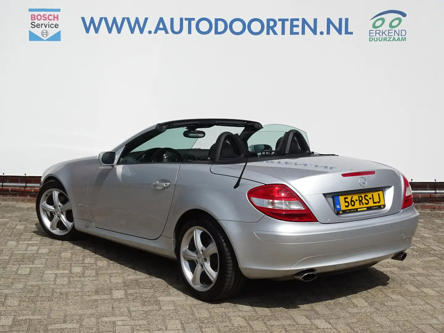 Mercedes-Benz SLK 200 Aut|Origineel NL|Zeer netjes|Leer|Nekverwarming Gris - 2