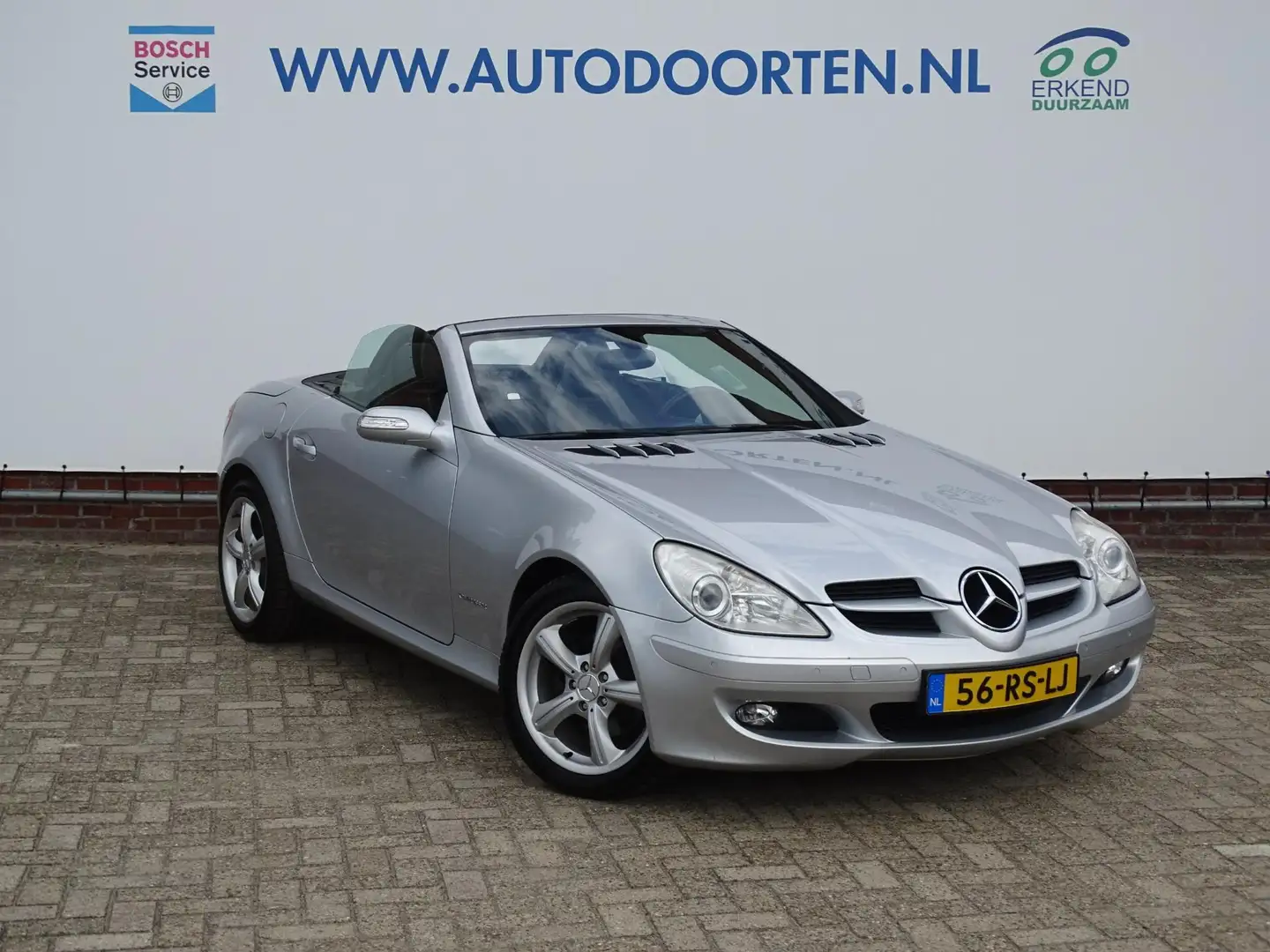 Mercedes-Benz SLK 200 Aut|Origineel NL|Zeer netjes|Leer|Nekverwarming Gris - 1