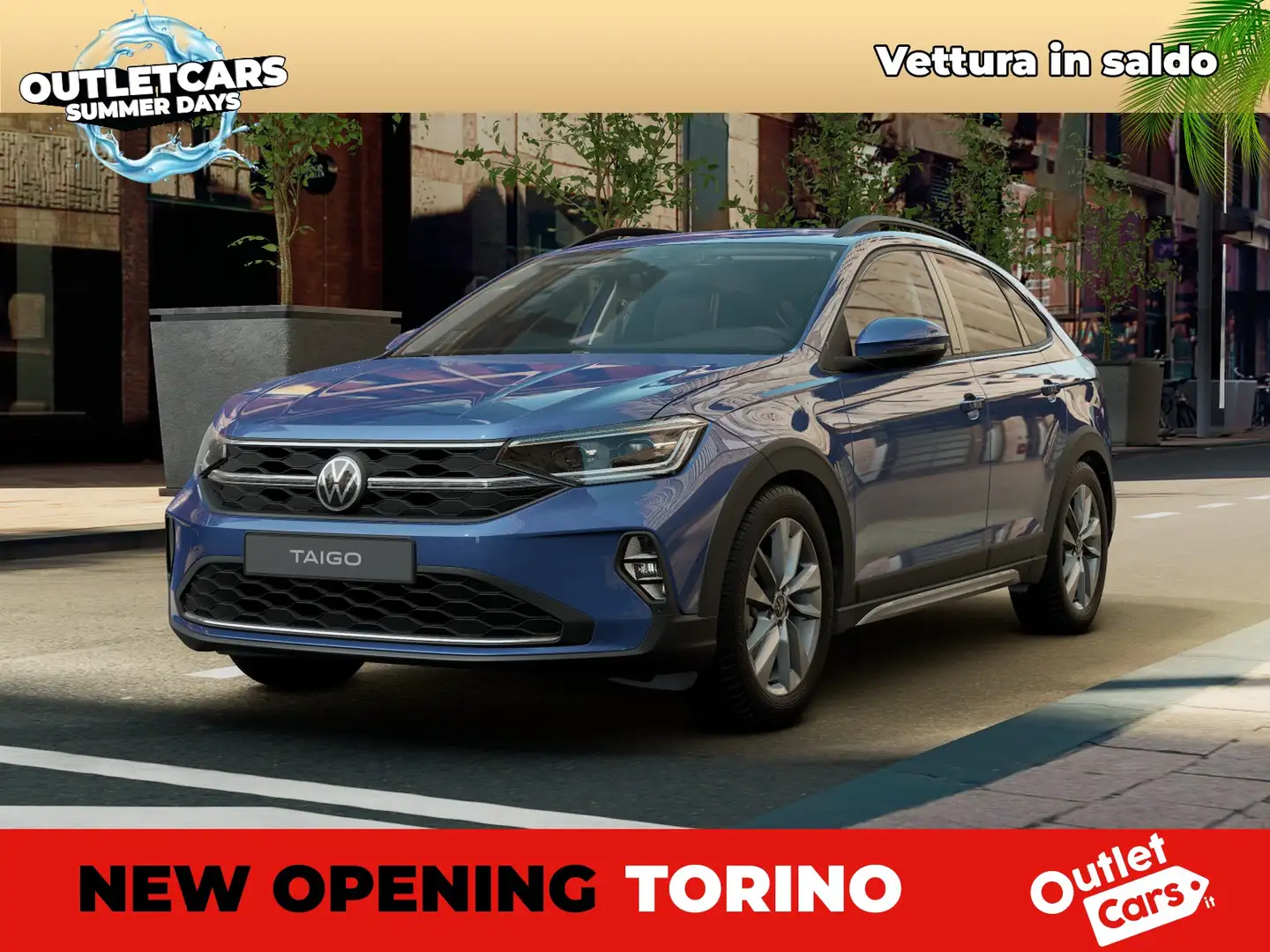 Volkswagen Taigo 1.0 tsi edition plus 115cv Blauw - 1