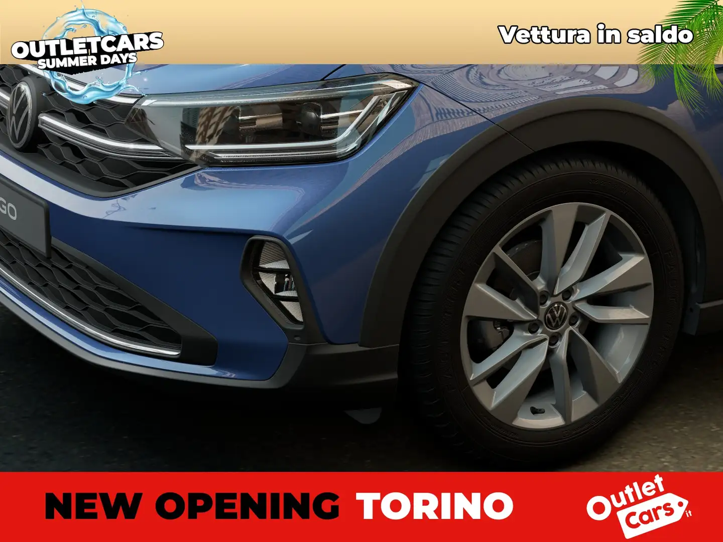 Volkswagen Taigo 1.0 tsi edition plus 115cv Blauw - 2
