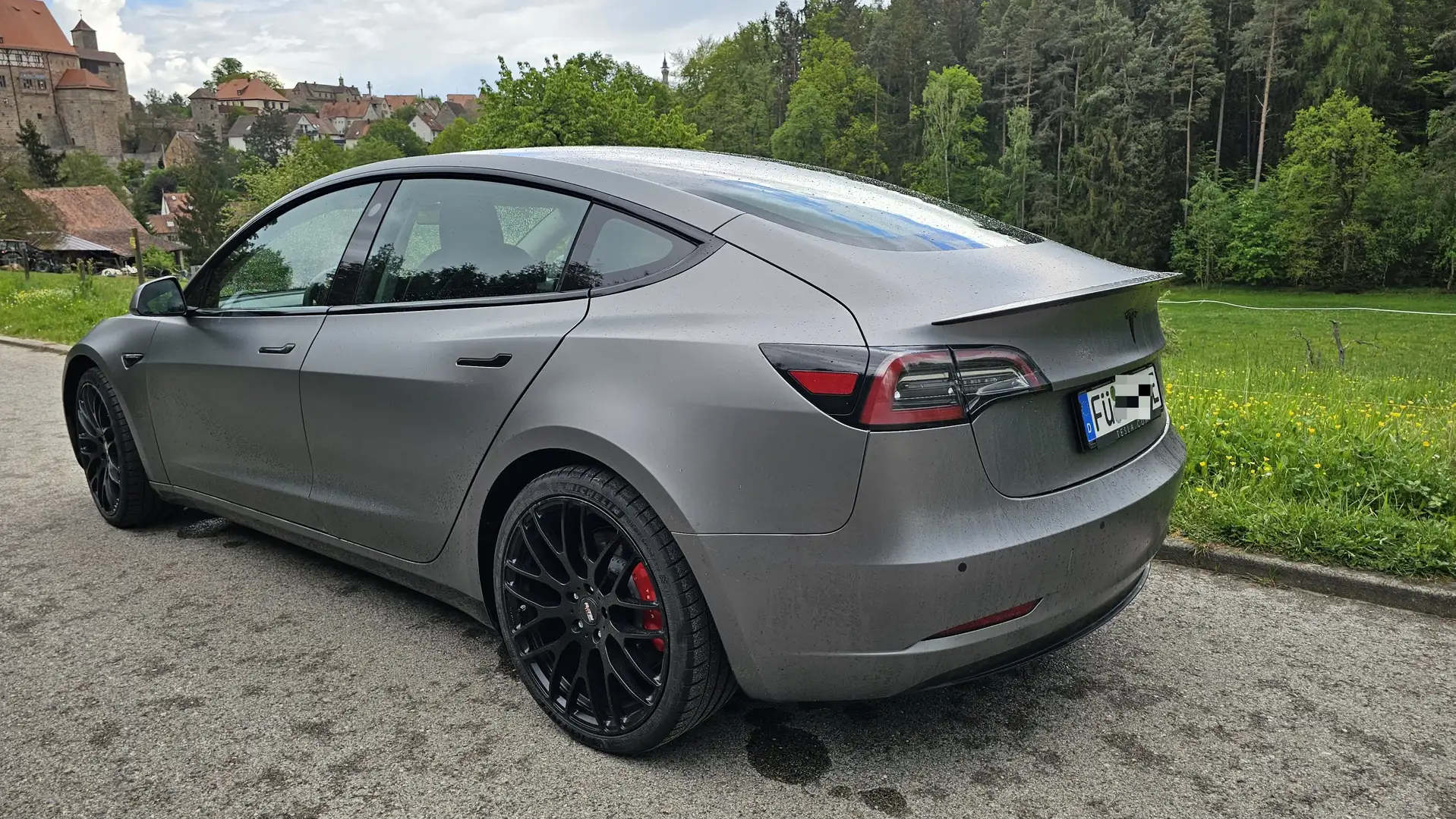 Tesla Model 3 Model 3 Performance grau matt 2020 Modell Grau - 1