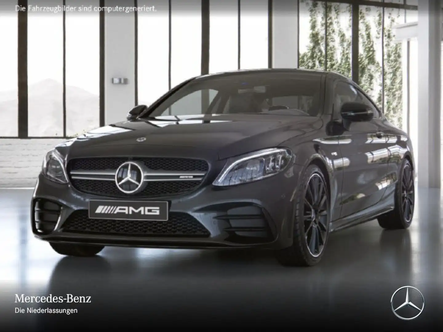 Mercedes-Benz C 43 AMG C 43 Coupé 4M AMG+NIGHT+PANO+360+MULTIBEAM+HUD+9G Grau - 2