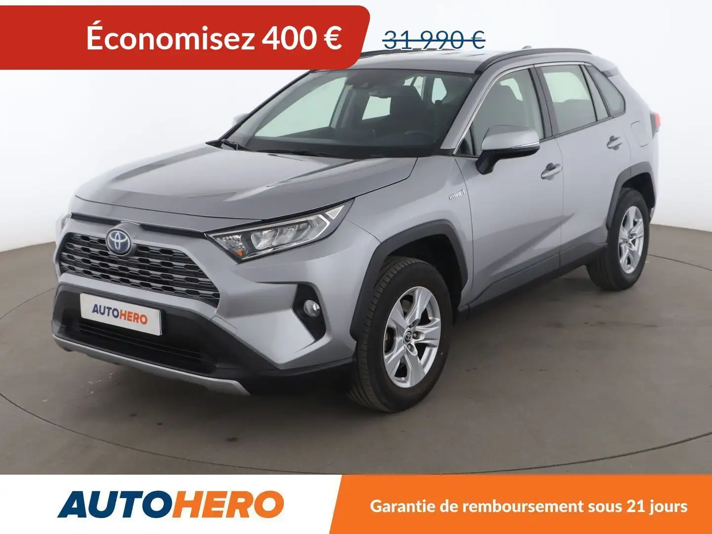 Toyota RAV 4 2.5 Hybride AWD Gris - 1