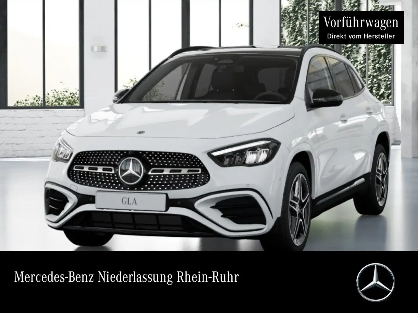 Mercedes-Benz GLA 200 AMG+NIGHT+PANO+AHK+LED+KAMERA+19"+TOTW+7G Weiß - 1