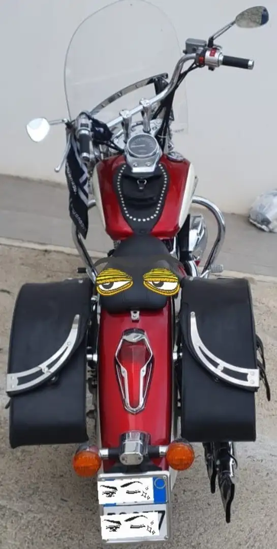 Honda VT 750 america Roşu - 2