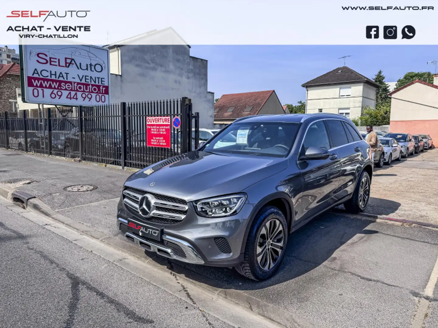 Mercedes-Benz GLC 300 300 DE 194+122CH BUSINESS LINE 4MATIC 9G-TRONIC Gris - 1