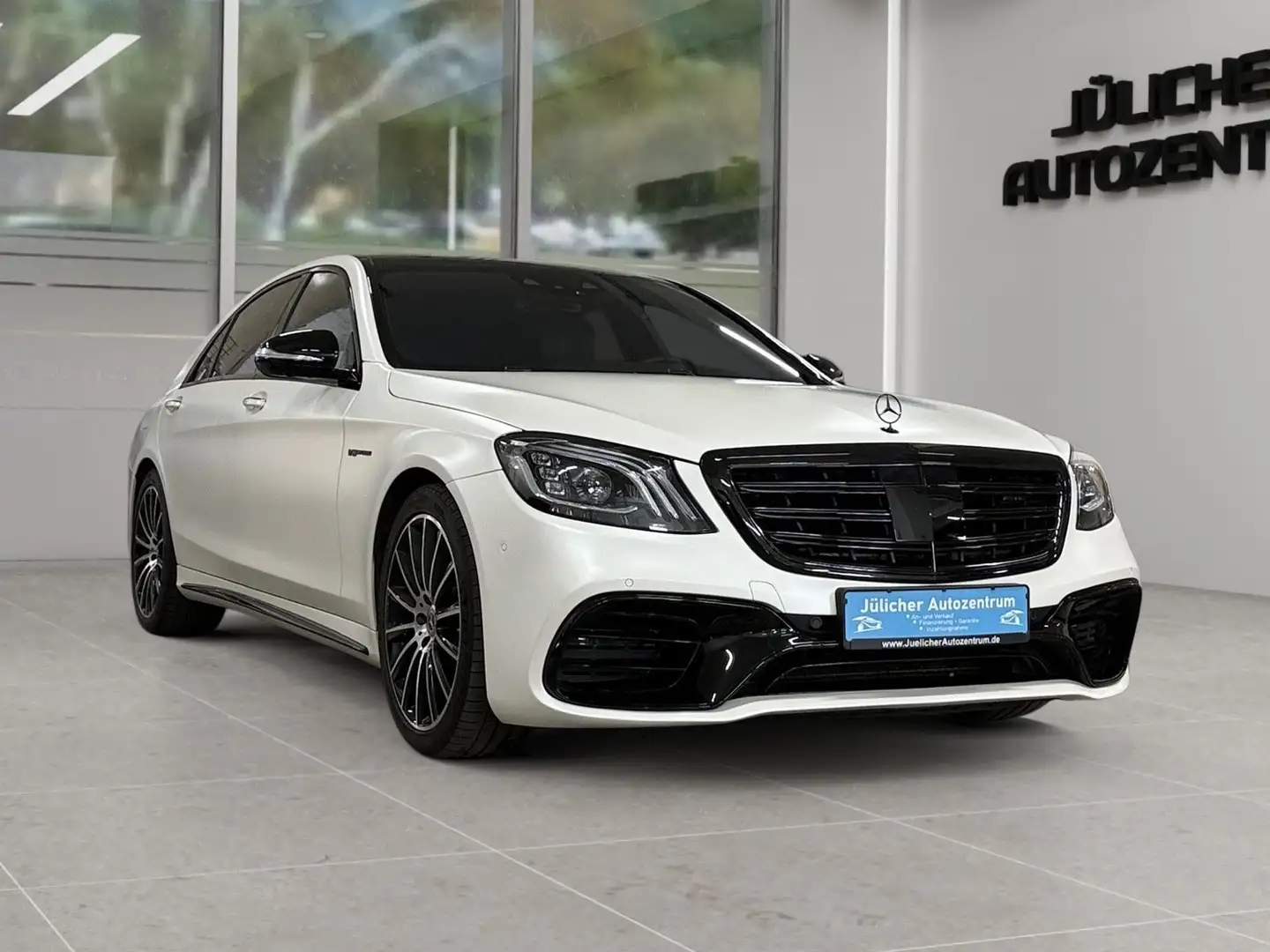 Mercedes-Benz S 63 AMG 4Matic+ L, Burmester, Insp. + Tüv Neu Weiß - 1