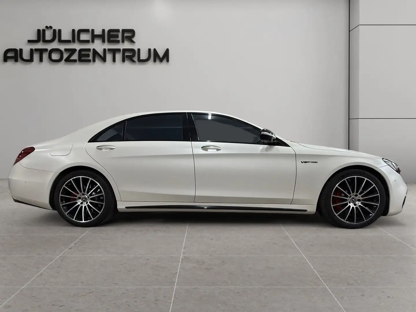 Mercedes-Benz S 63 AMG 4Matic+ L, Burmester, Insp. + Tüv Neu Weiß - 2