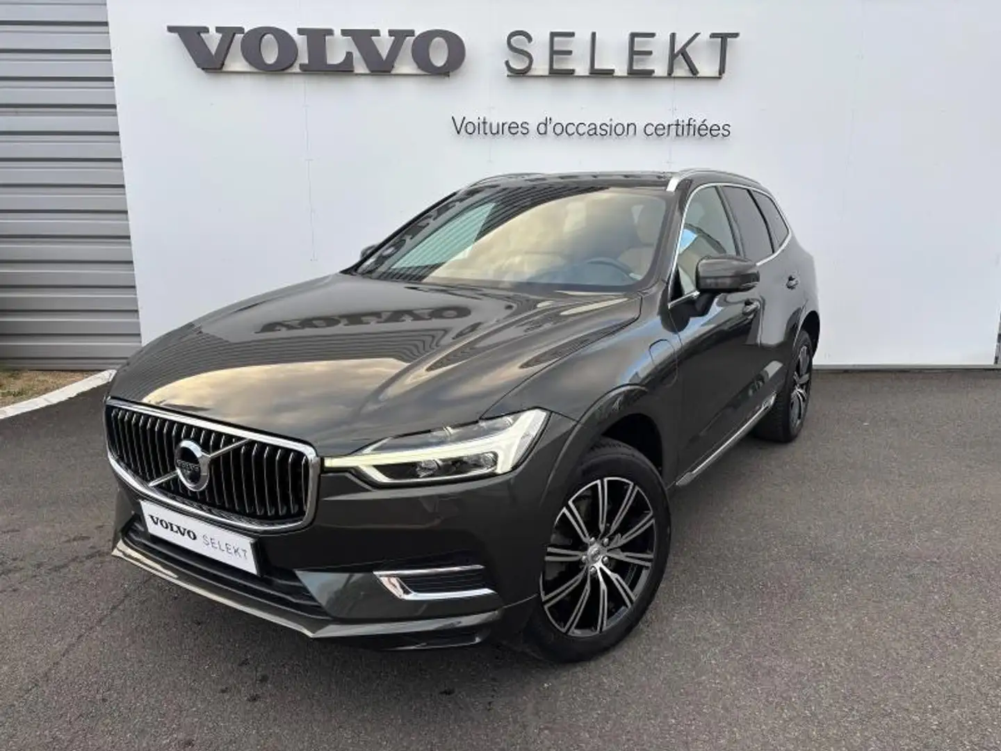 Volvo XC60 T8 Twin Engine 320 + 87ch Inscription Luxe Geartronic Gris - 1