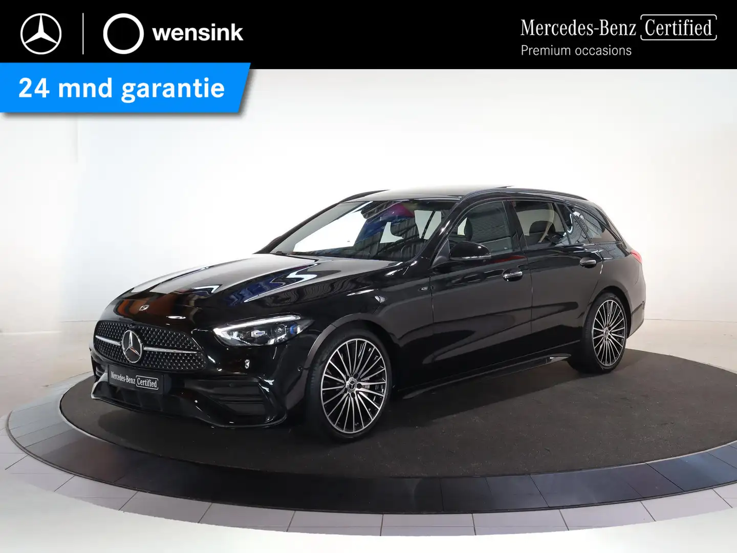 Mercedes-Benz C 180 Estate AMG Line | Premium Pakket | 360-camera | Pa Zwart - 1