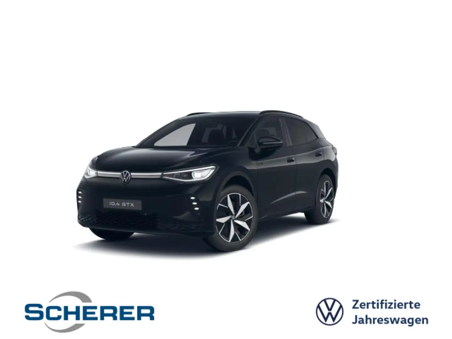 Volkswagen ID.4 GTX, 4MOTION, WÄRMEPUMPE, NAVI, AHK, RFK, I Schwarz - 1