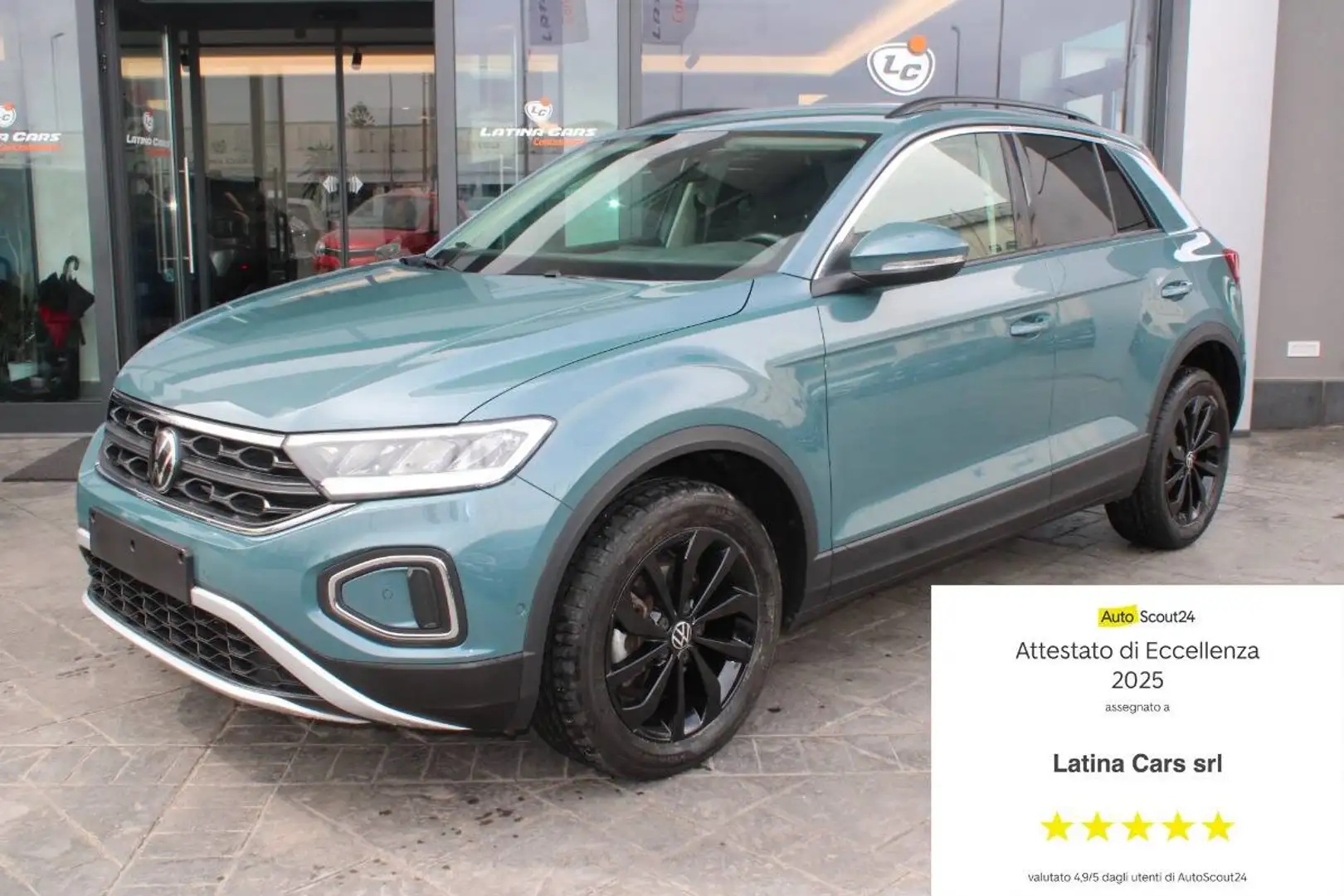 Volkswagen T-Roc 1.0 tsi 110cv Con CarPlay Blu/Azzurro - 1