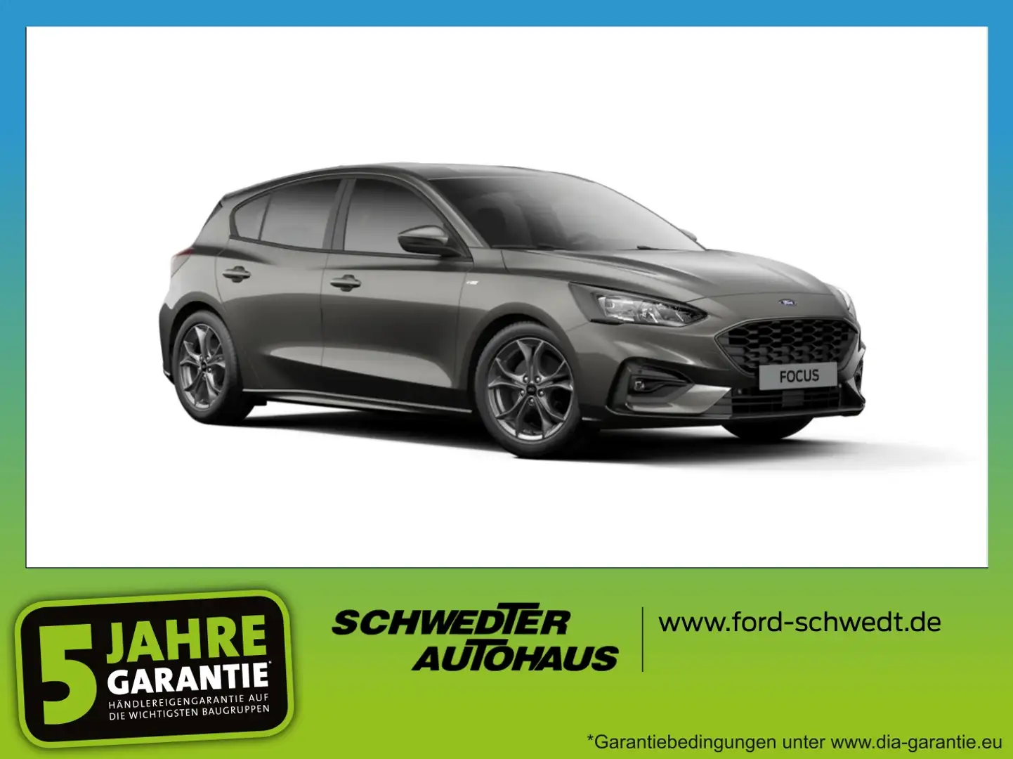 Ford Focus 1.0 EcoBoost Mild-Hybrid S/S ST-Line ACC Grau - 1