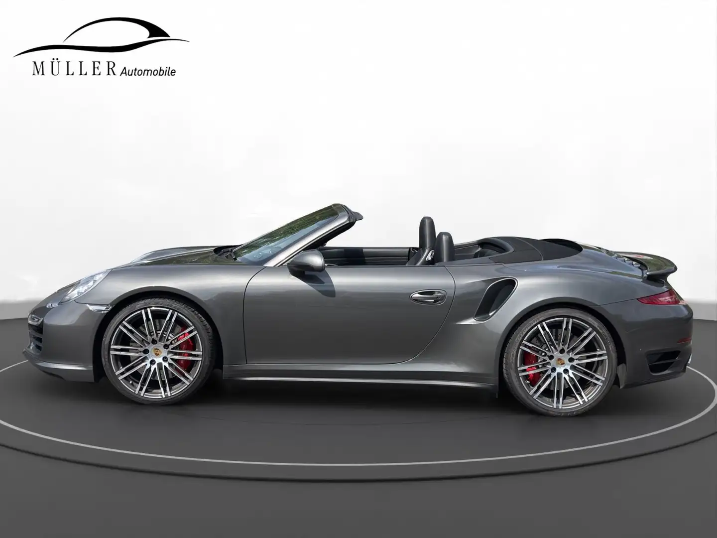 Porsche 991 911 Turbo Cabriolet PDCC Kamera Approved 5/26 Gris - 2
