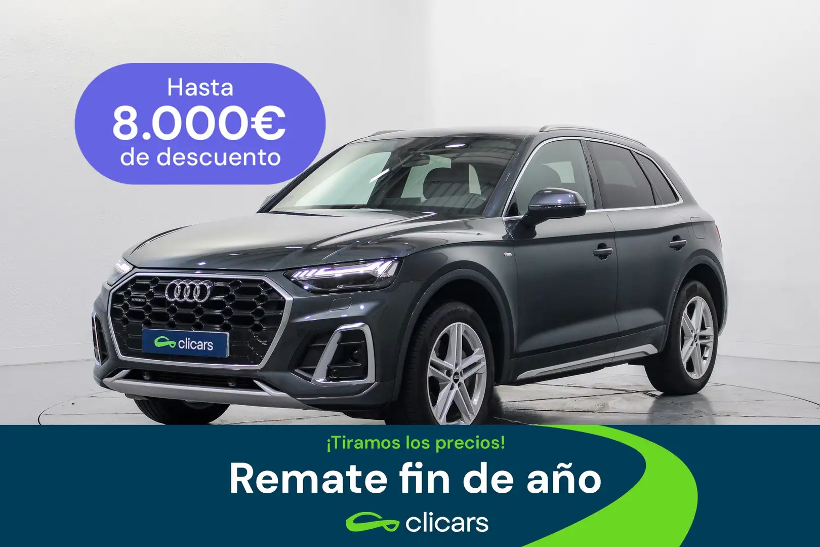 Audi Q5 55 TFSIe S line quattro-ultra S tronic Gris - 1