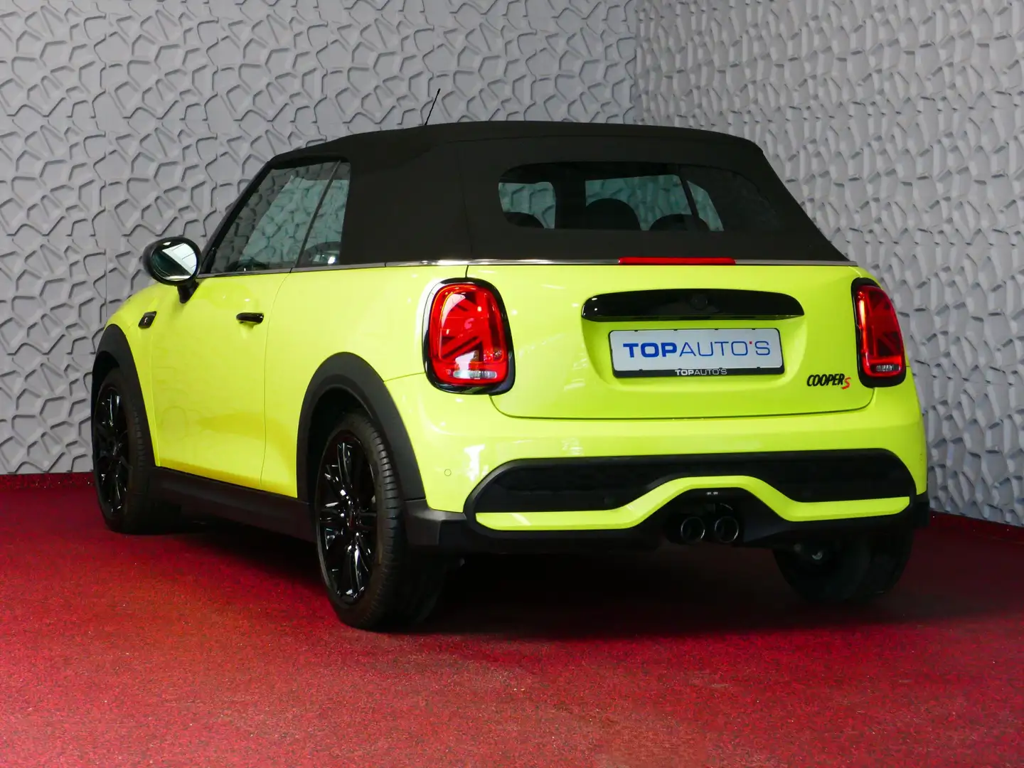 MINI Cooper S Cabrio Mini 2.0 180PK ESSENTIAL BLACK PACK LEER CARPLAY L Jaune - 2