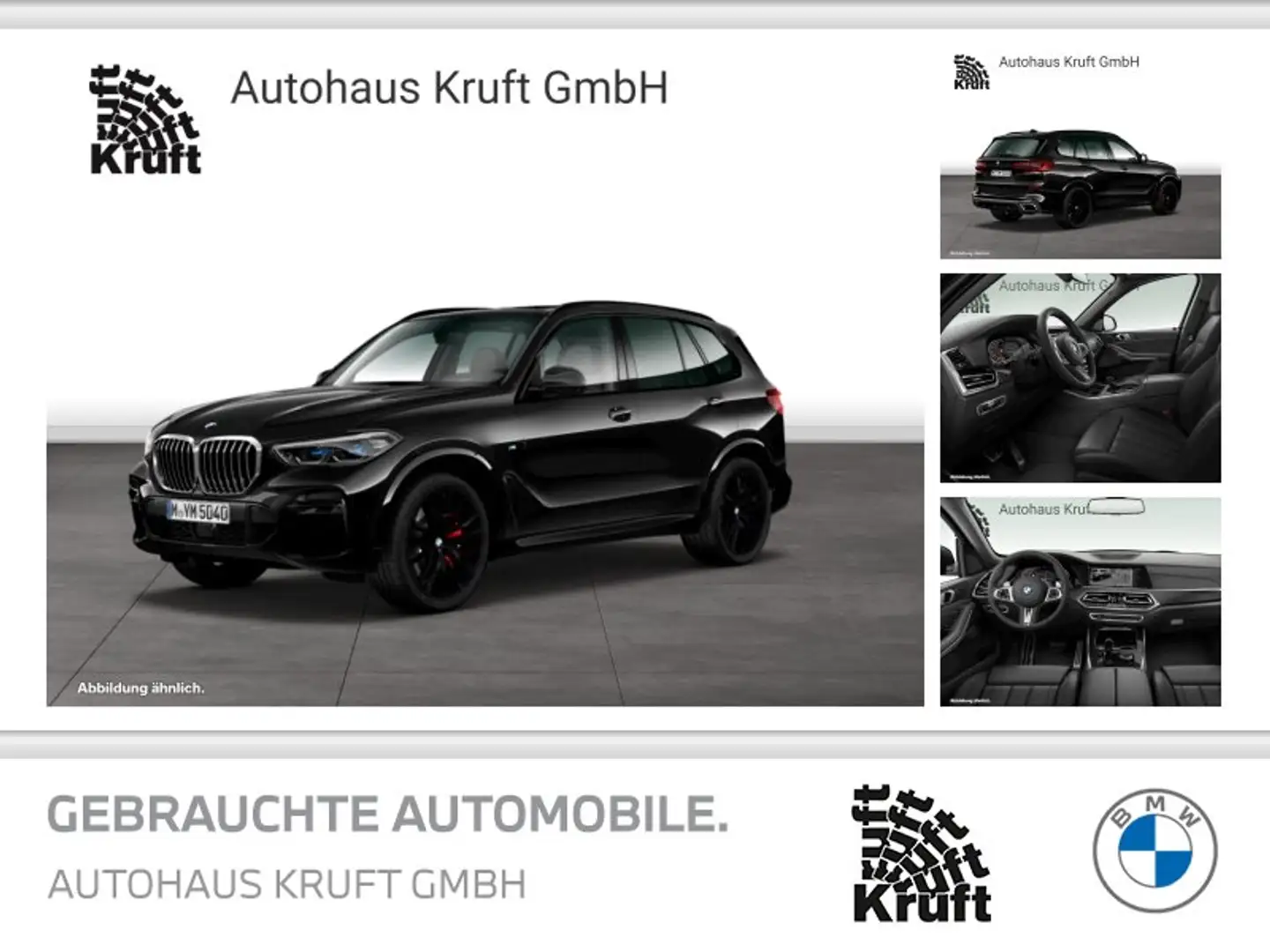 BMW X5 xDrive30d M SPORT+PANO+STANDHZ+LASER+DAPLUS+22" Schwarz - 1