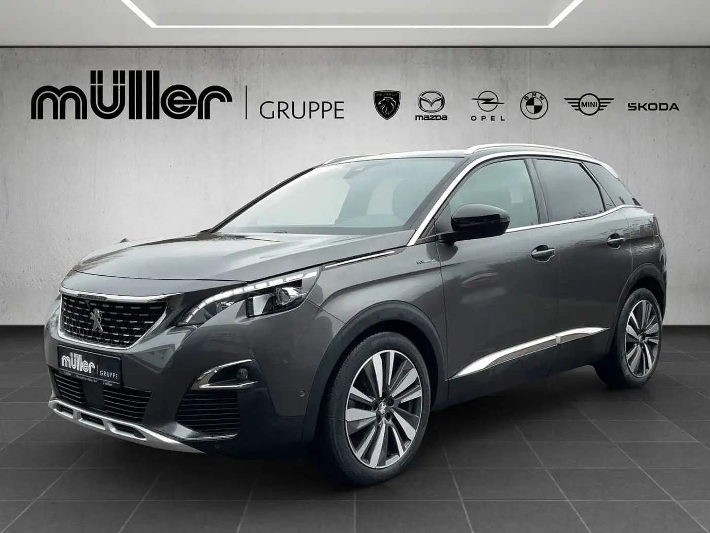 Peugeot 3008 Plug-in Hybrid 4 300 e-EAT8 GT Grau - 1