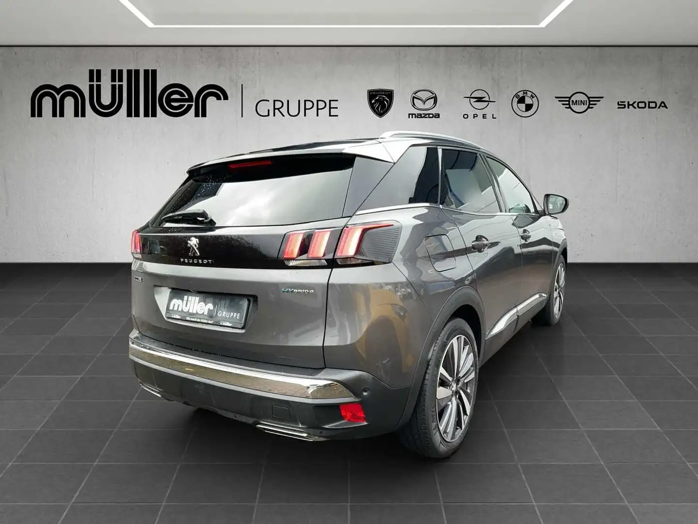 Peugeot 3008 Plug-in Hybrid 4 300 e-EAT8 GT Grau - 2