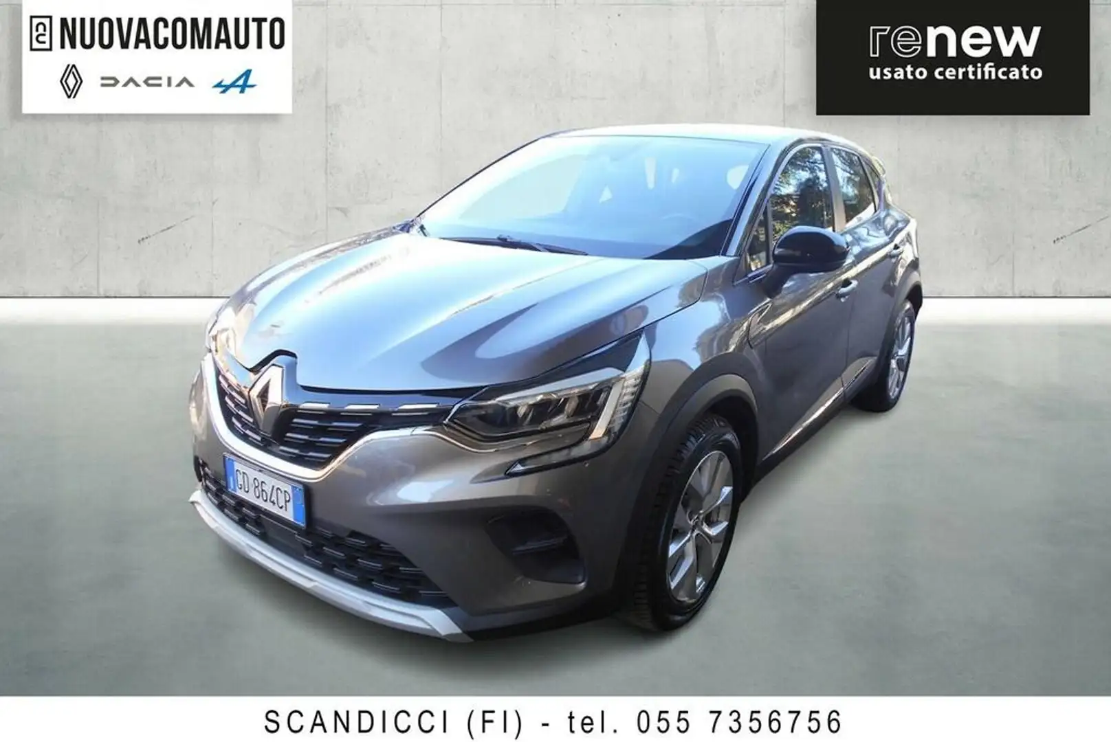 Renault Captur 1.5 blue dci Zen 115cv edc Grigio - 1
