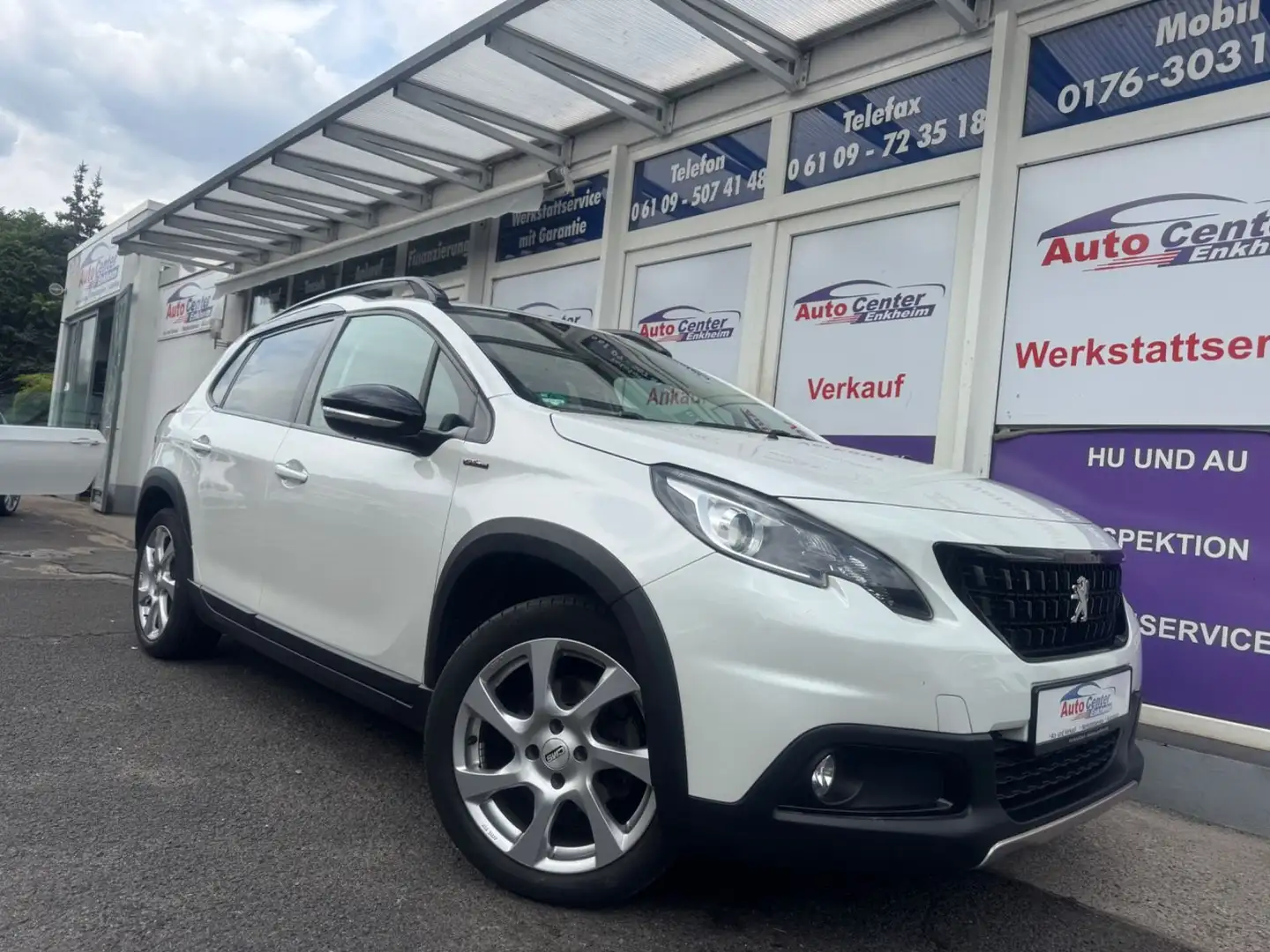 Peugeot 2008 GT-Line #Aut.#*1.Hnd*Navi*Leder*Kamera*PDC* Weiß - 1