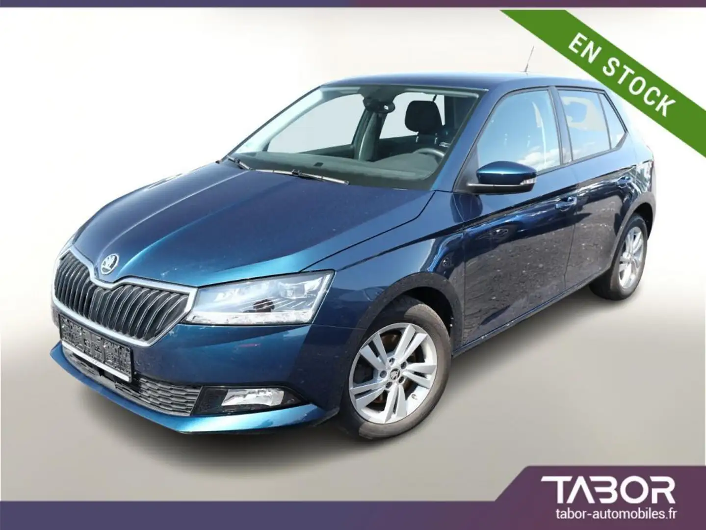 Skoda Fabia 1.0 TSI 95 DSG Style LED CAM GPS Bleu - 1