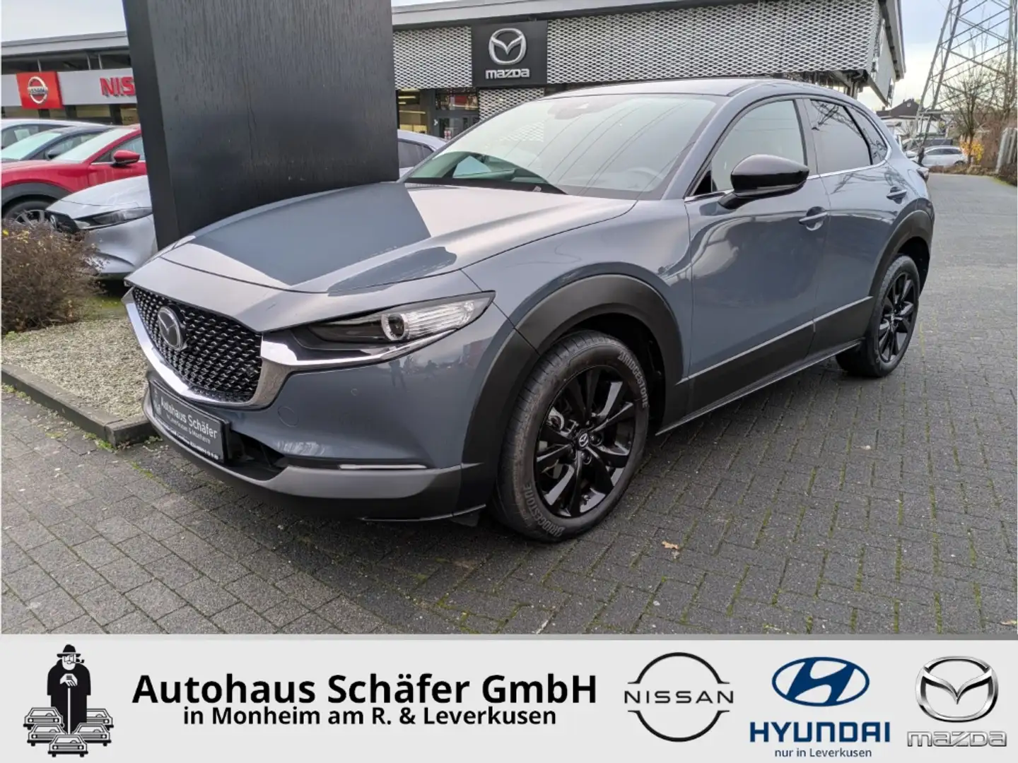 Mazda CX-30 Homura HUD Navi LED ACC El. Heckklappe Apple CarPl Grau - 1
