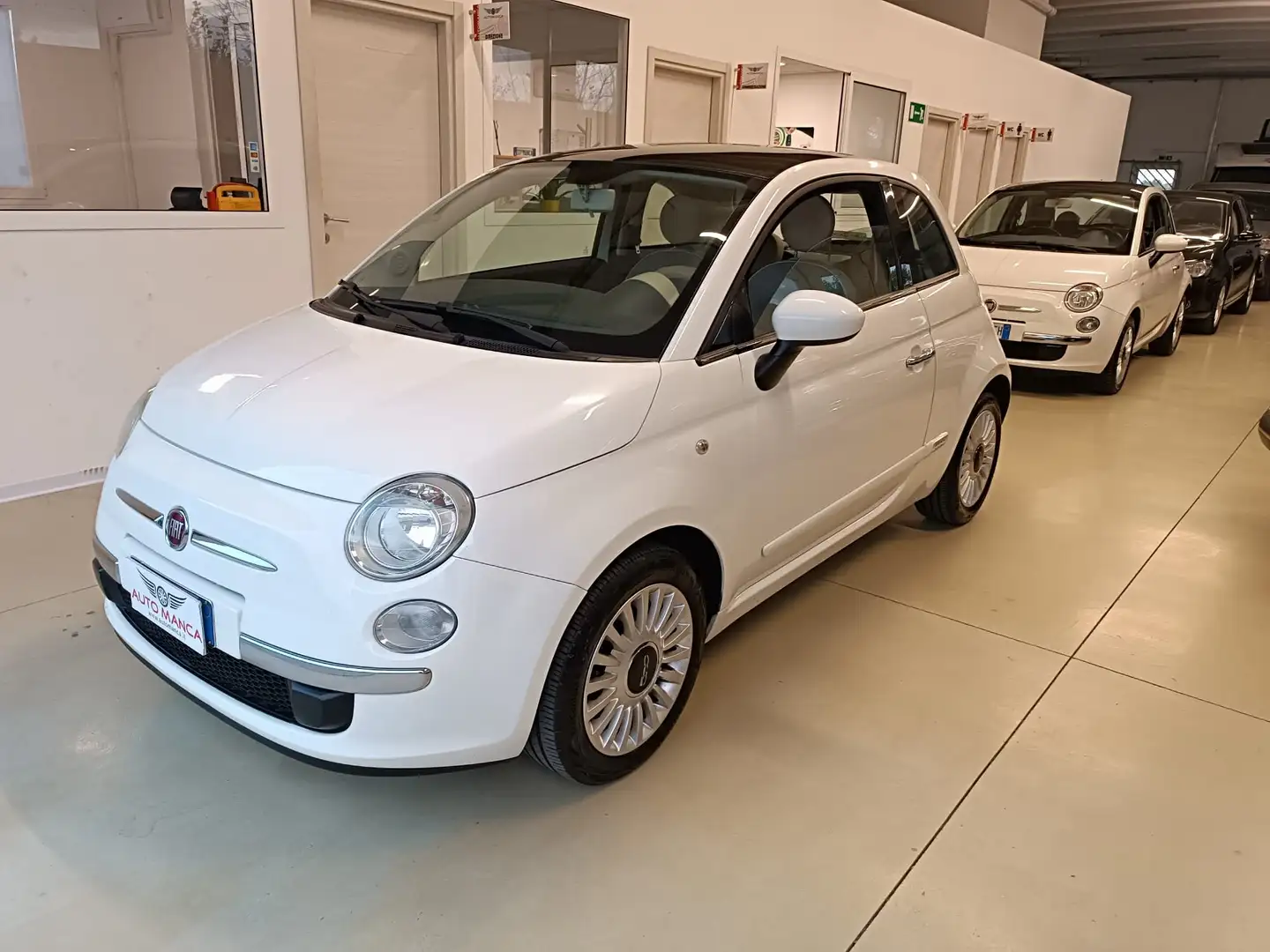 Fiat 500 500 1.2 Lounge 69cv Bianco - 1