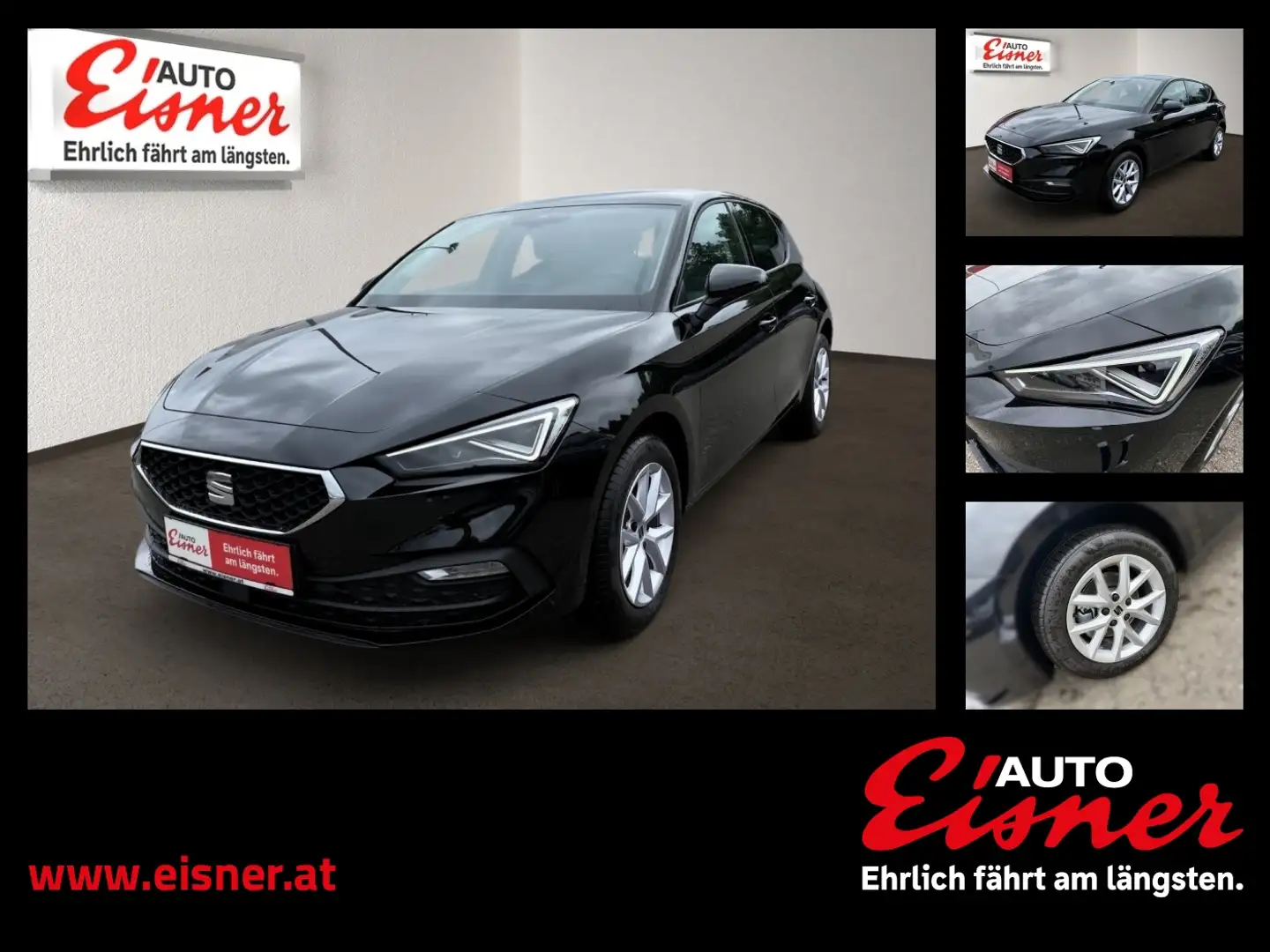 SEAT Leon 1.5 TSI Style ABS ESP Schwarz - 1
