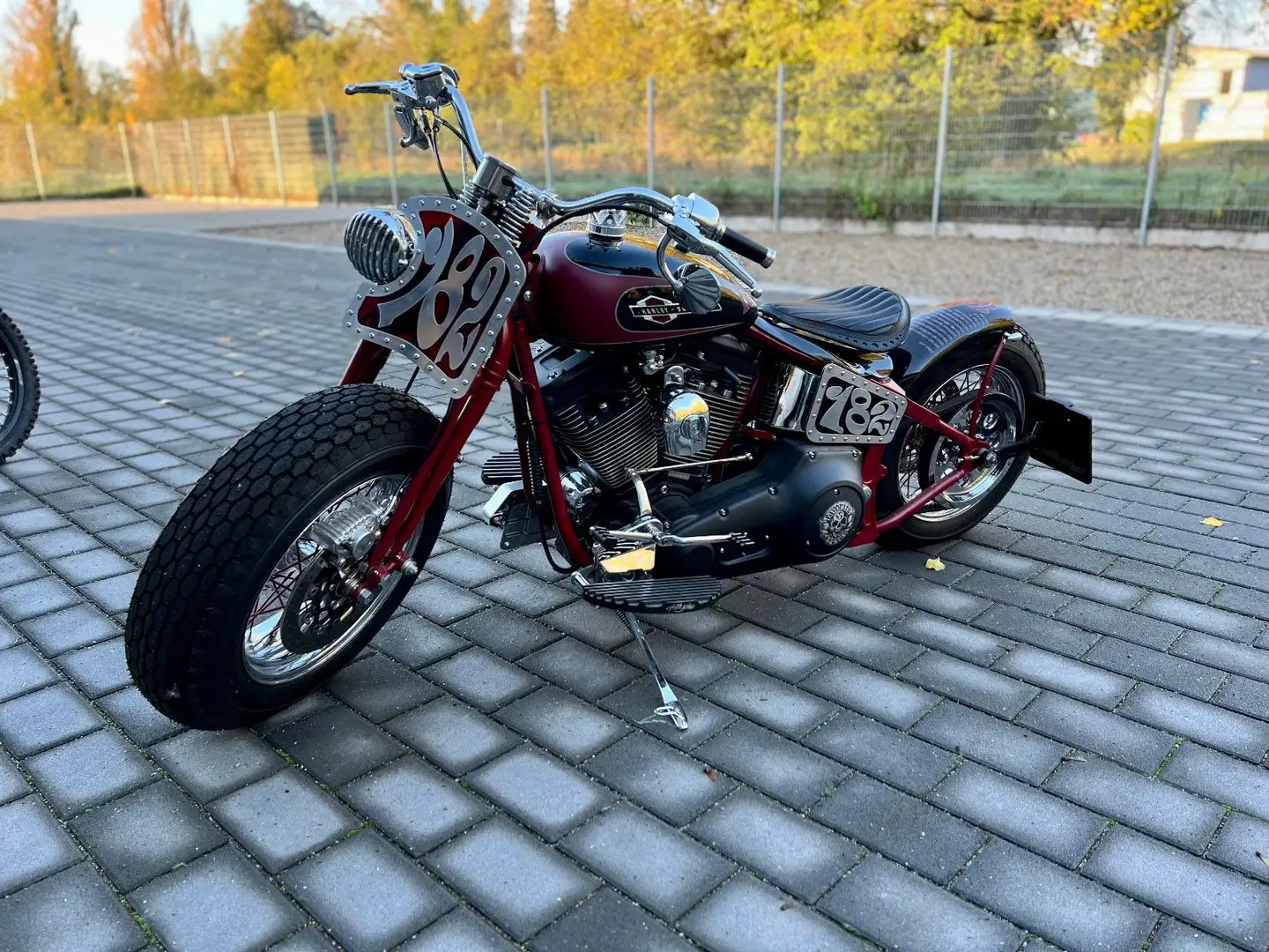 Harley-Davidson Cafe Racer Komplett Umbau Schwarz - 2