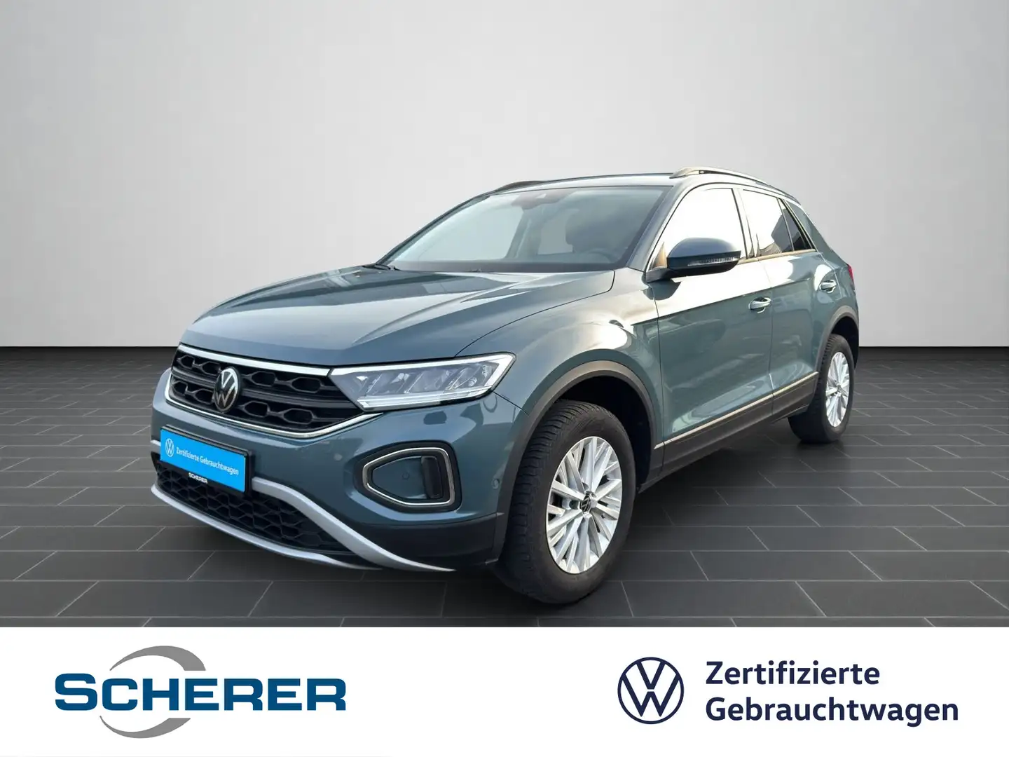 Volkswagen T-Roc 1.0 TSI Life NAVI SHZ LED Blau - 1