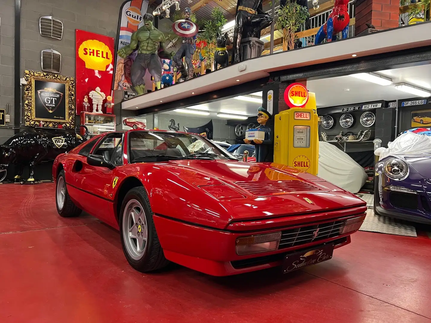 Ferrari 328 GTS 3,2l V8 *** Rosso Corsa * Cuir Noir *** crvena - 1