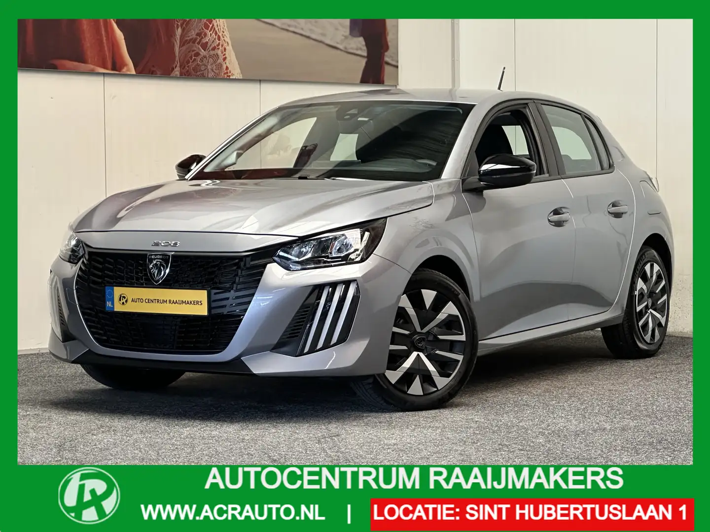 Peugeot 208 1.2 ACTIVE 75PK MODEL 2025 NAVIGATIE VIA APPLE CAR Grau - 1